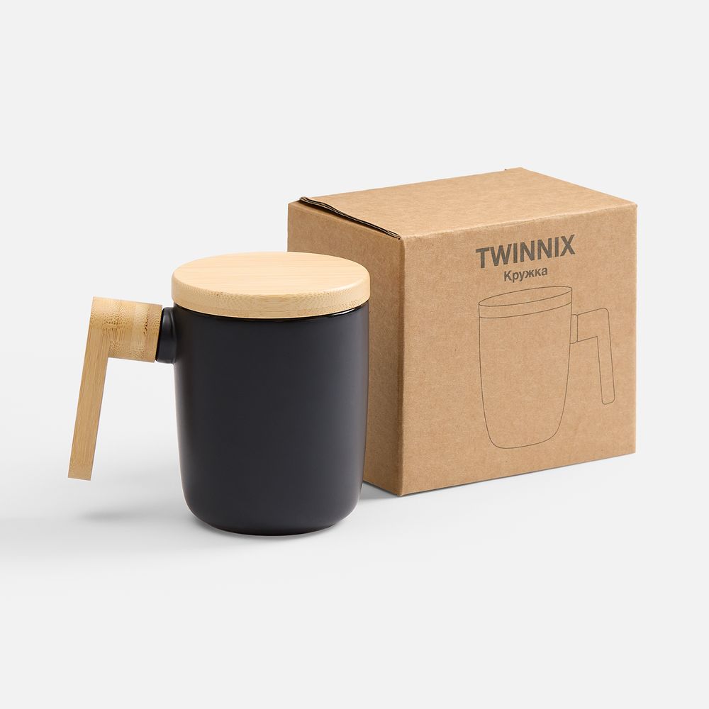 Кружка Twinnix, черная — изображение 5