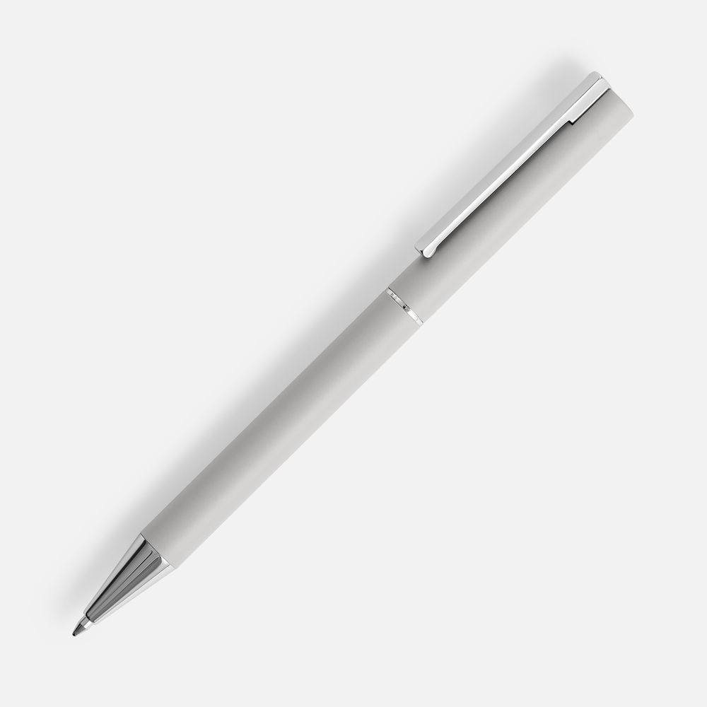 Ручка шариковая Blade Soft Touch, серая — изображение 2