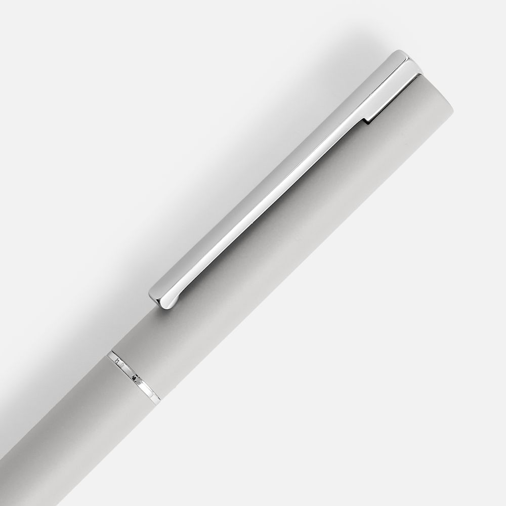 Ручка шариковая Blade Soft Touch, серая — изображение 3