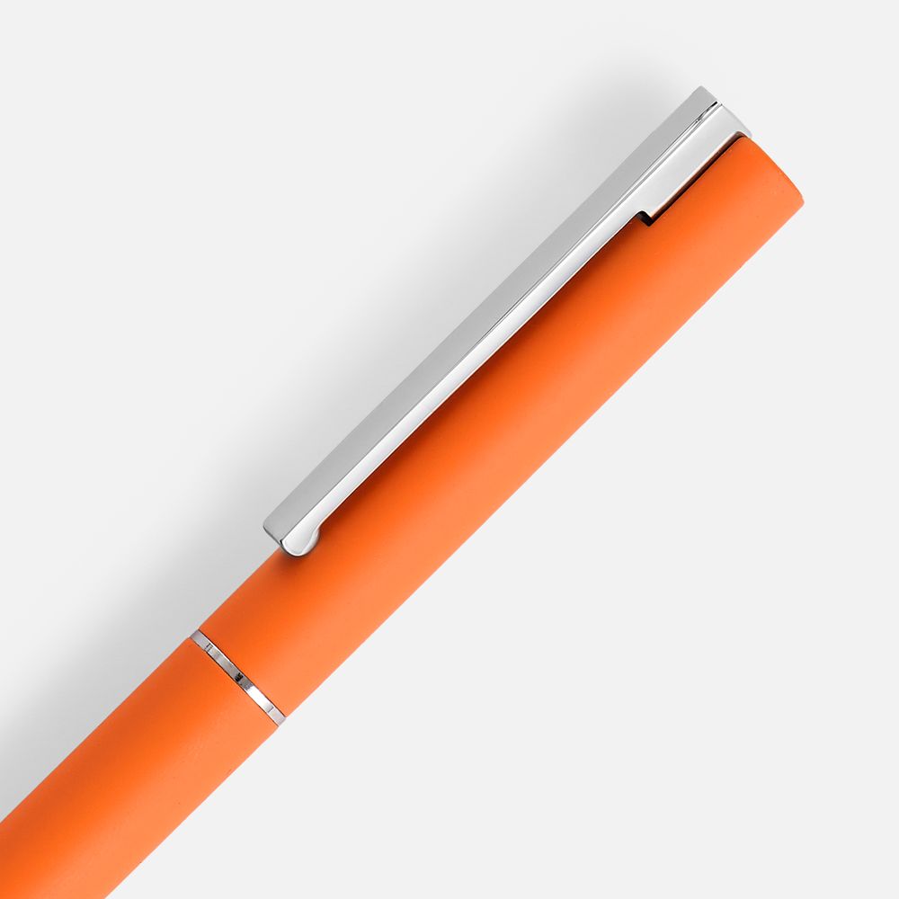 Ручка шариковая Blade Soft Touch, оранжевая — изображение 3