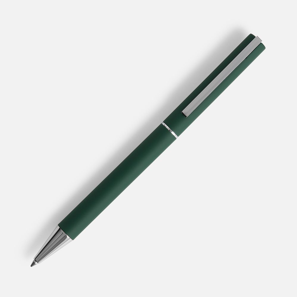 Ручка шариковая Blade Soft Touch, зеленая — изображение 2