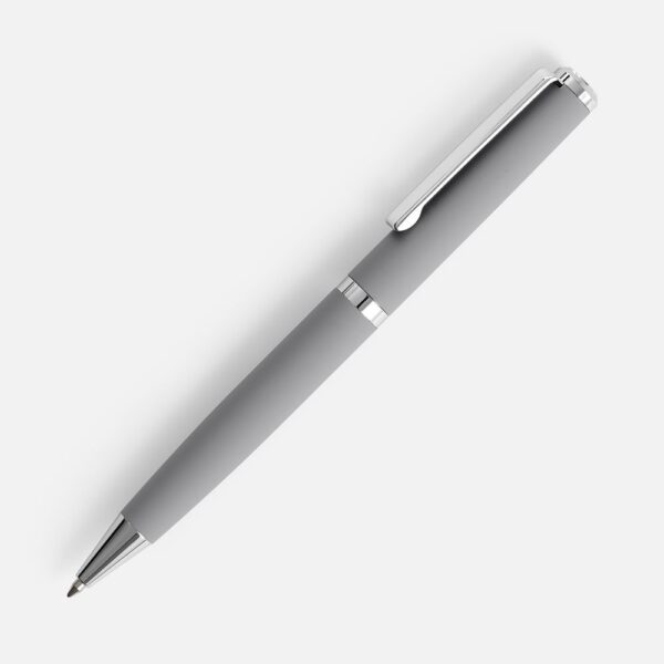 Ручка шариковая Inkish Chrome в футляре, серая