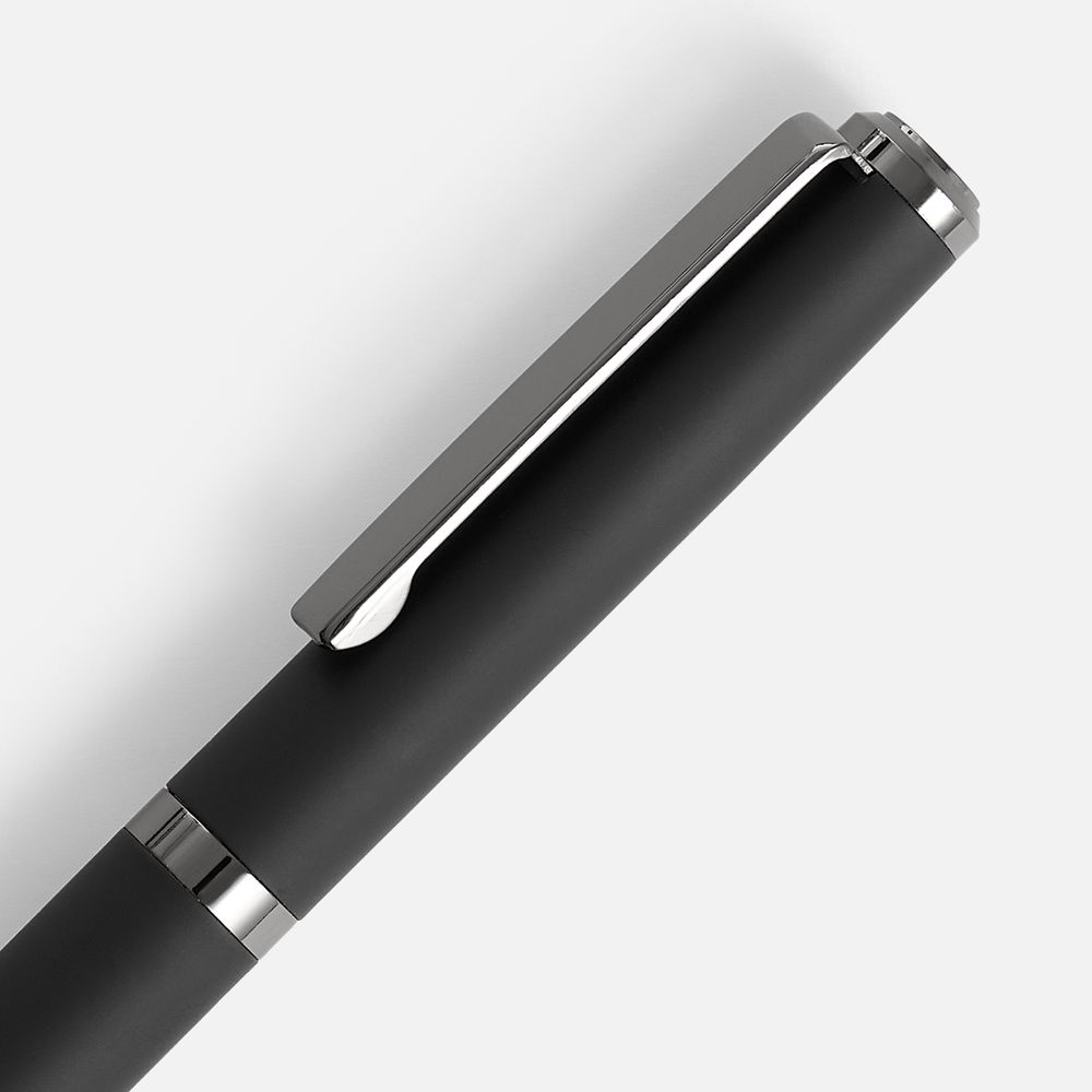 Ручка шариковая Inkish Gunmetal в футляре, черная — изображение 3