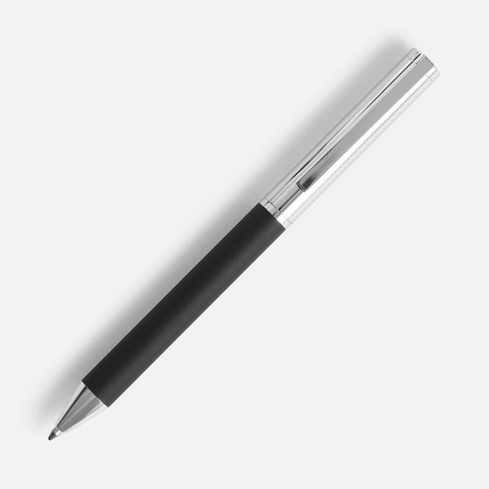 Ручка шариковая Eyeshot Soft Touch, черная — изображение 2