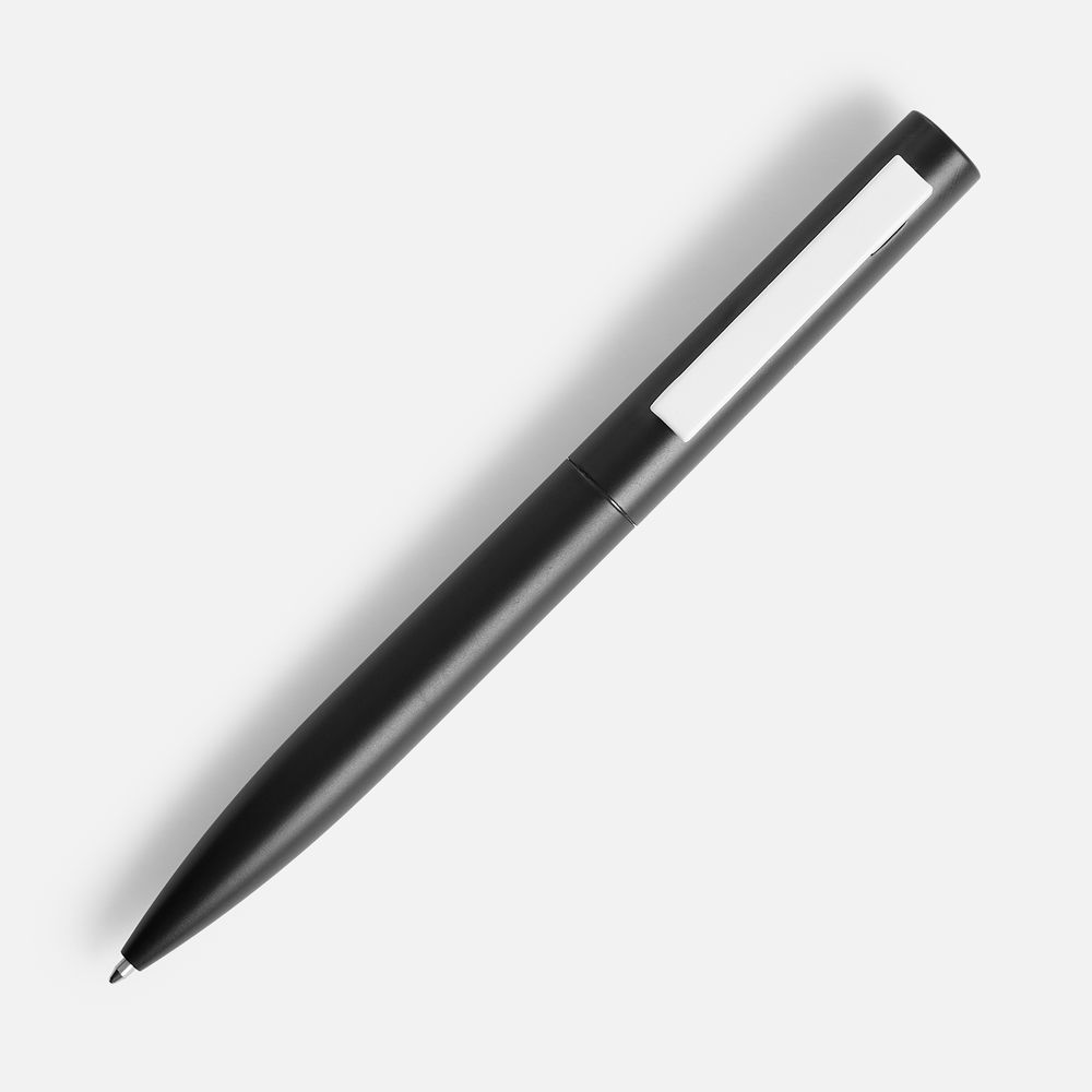 Ручка шариковая Inkolor, черная с белым — изображение 2