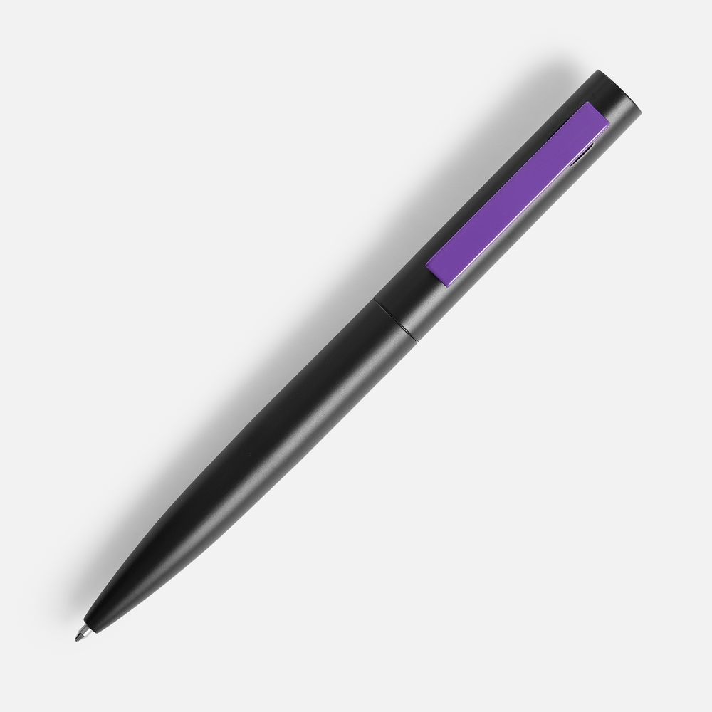 Ручка шариковая Inkolor, черная с фиолетовым — изображение 2