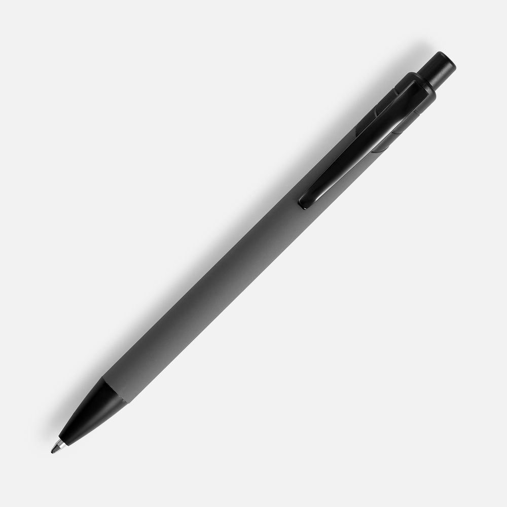 Ручка шариковая Undertone Black Soft Touch, серая — изображение 2