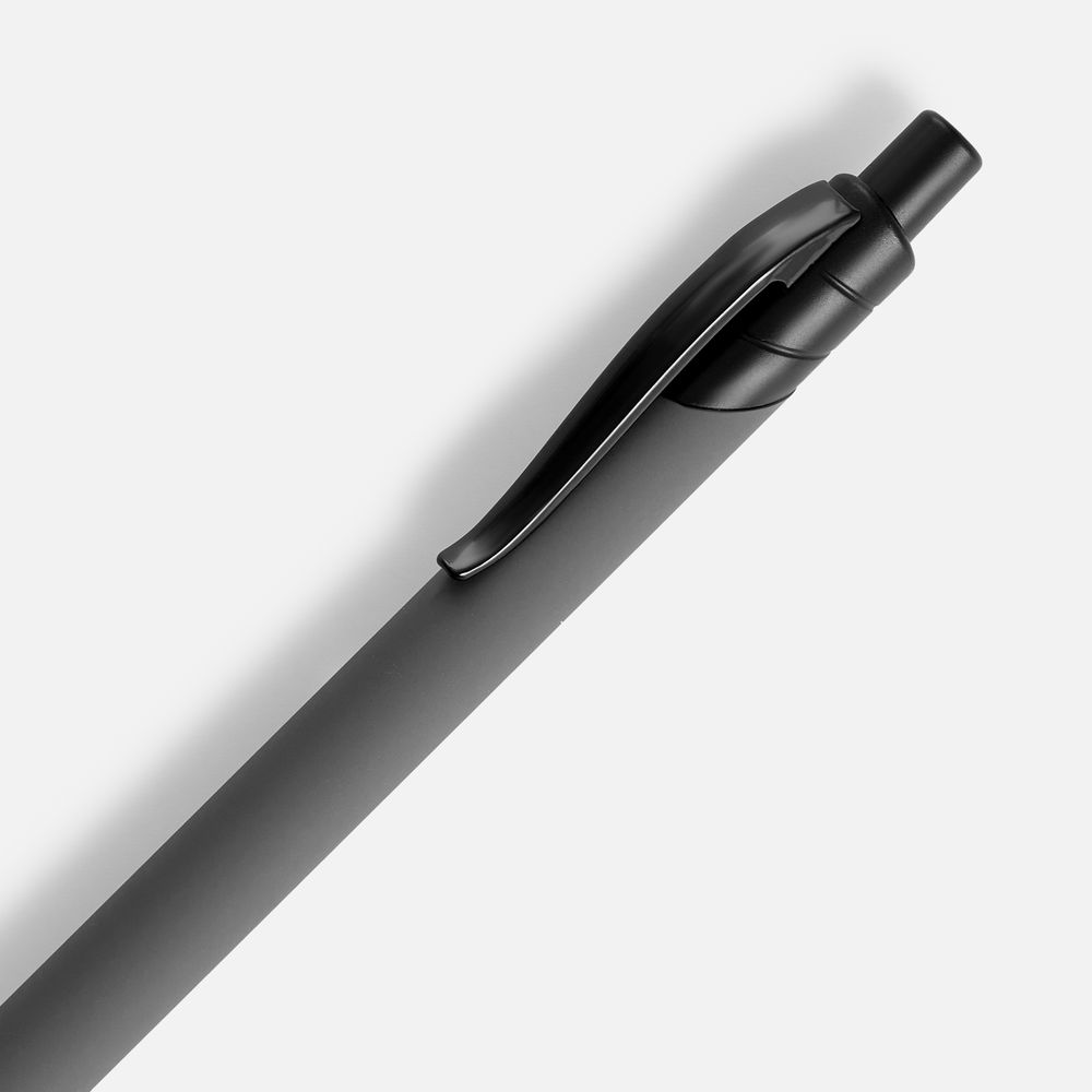Ручка шариковая Undertone Black Soft Touch, серая — изображение 3