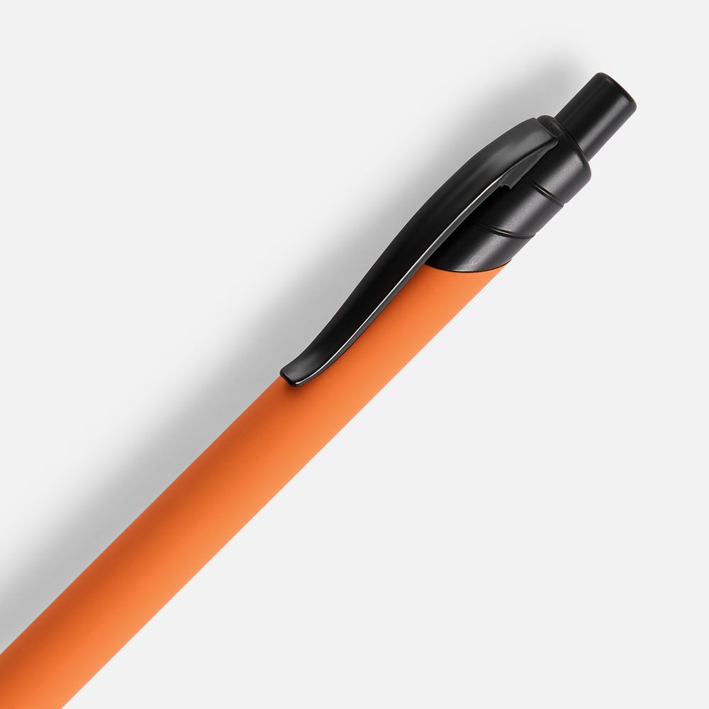 Ручка шариковая Undertone Black Soft Touch, оранжевая — изображение 3