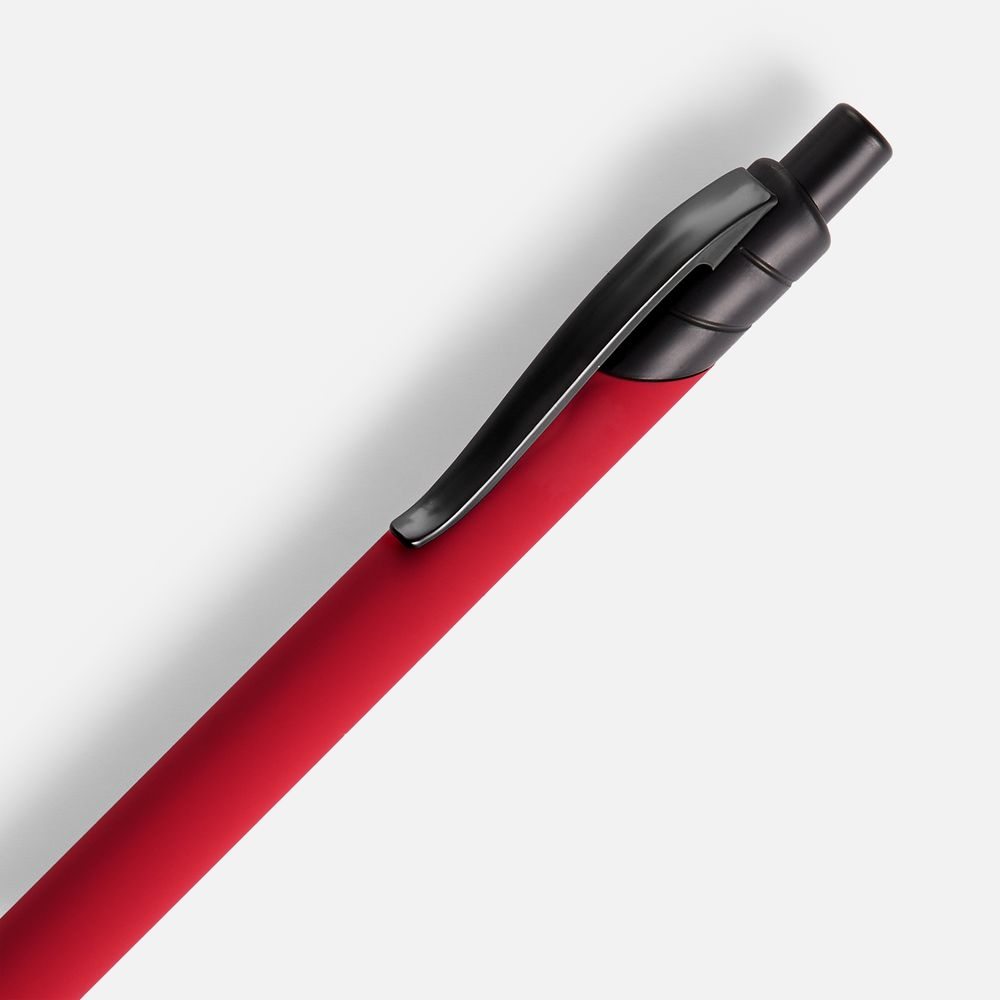 Ручка шариковая Undertone Black Soft Touch, красная — изображение 3
