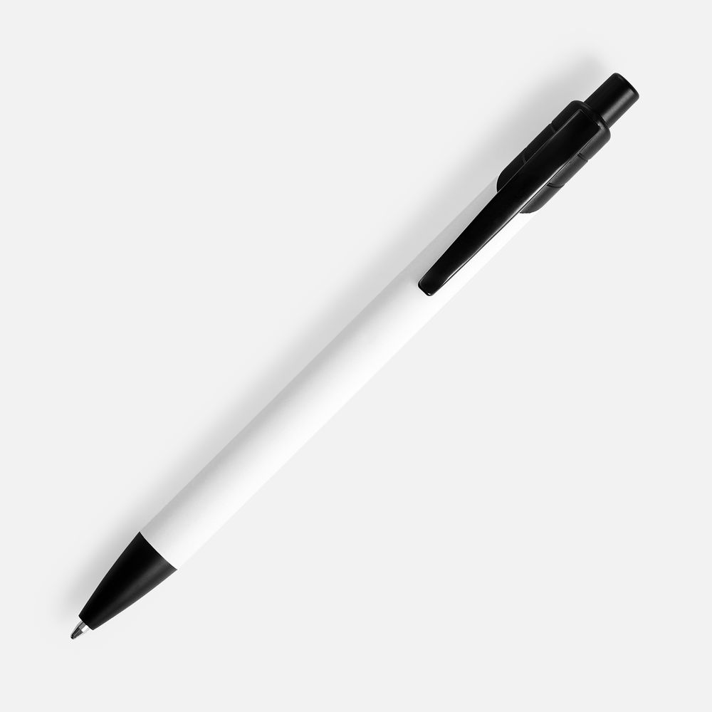 Ручка шариковая Undertone Black Soft Touch, белая — изображение 3
