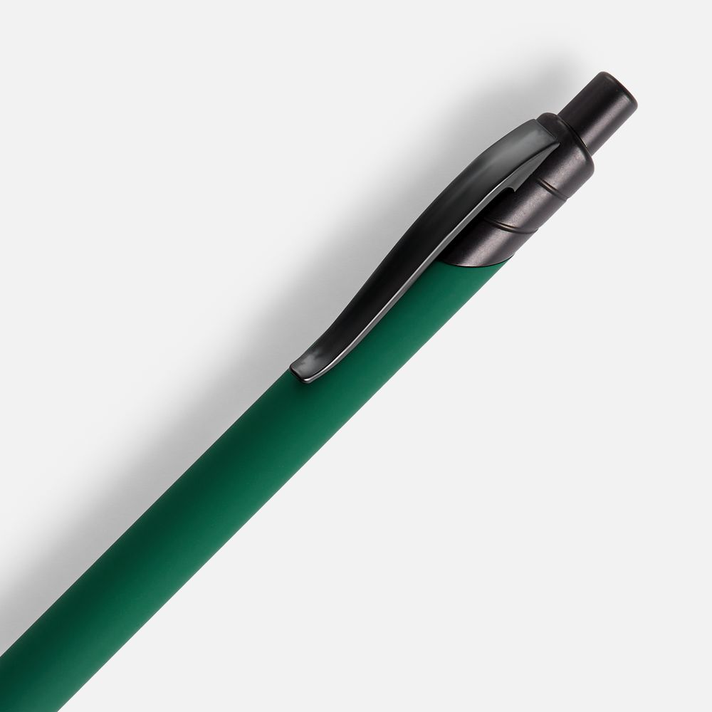 Ручка шариковая Undertone Black Soft Touch, зеленая — изображение 3