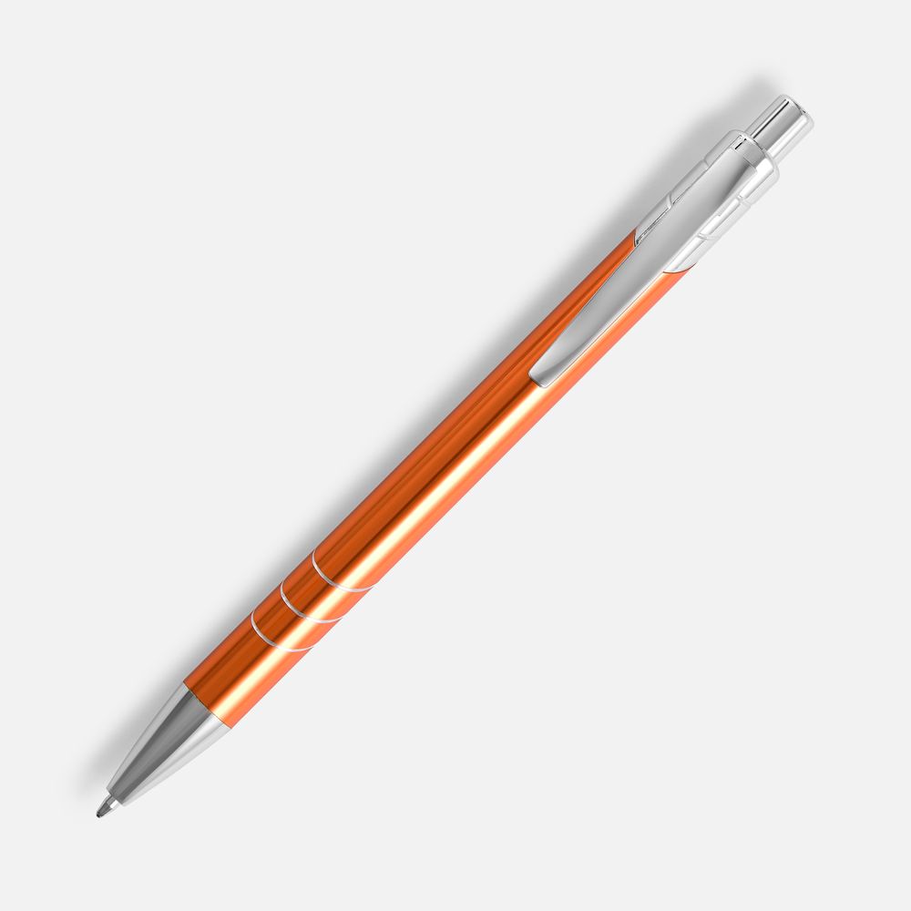 Ручка шариковая Undertone Metallic, оранжевая — изображение 2