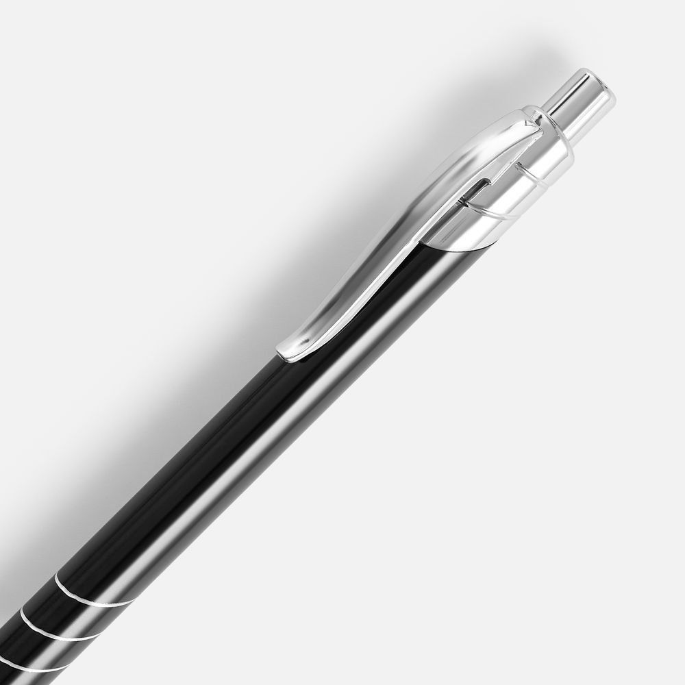 Ручка шариковая Undertone Metallic, черная — изображение 3