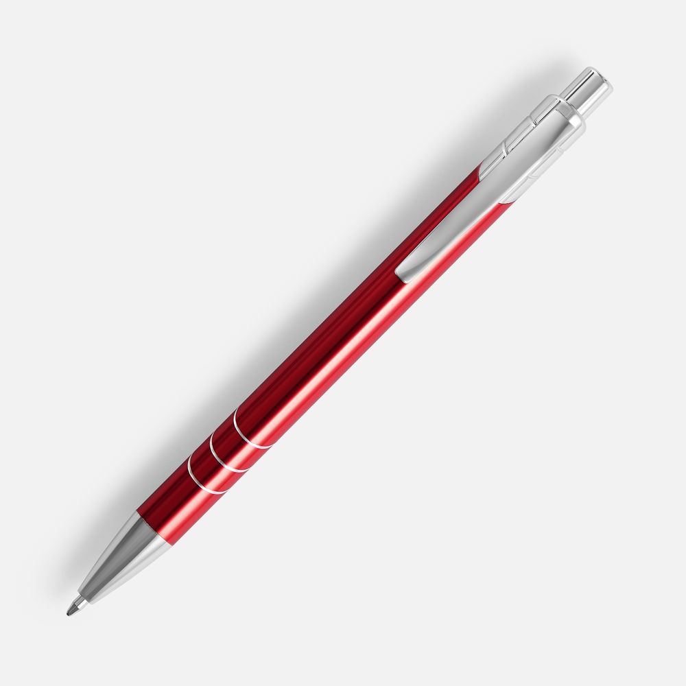 Ручка шариковая Undertone Metallic, красная — изображение 2