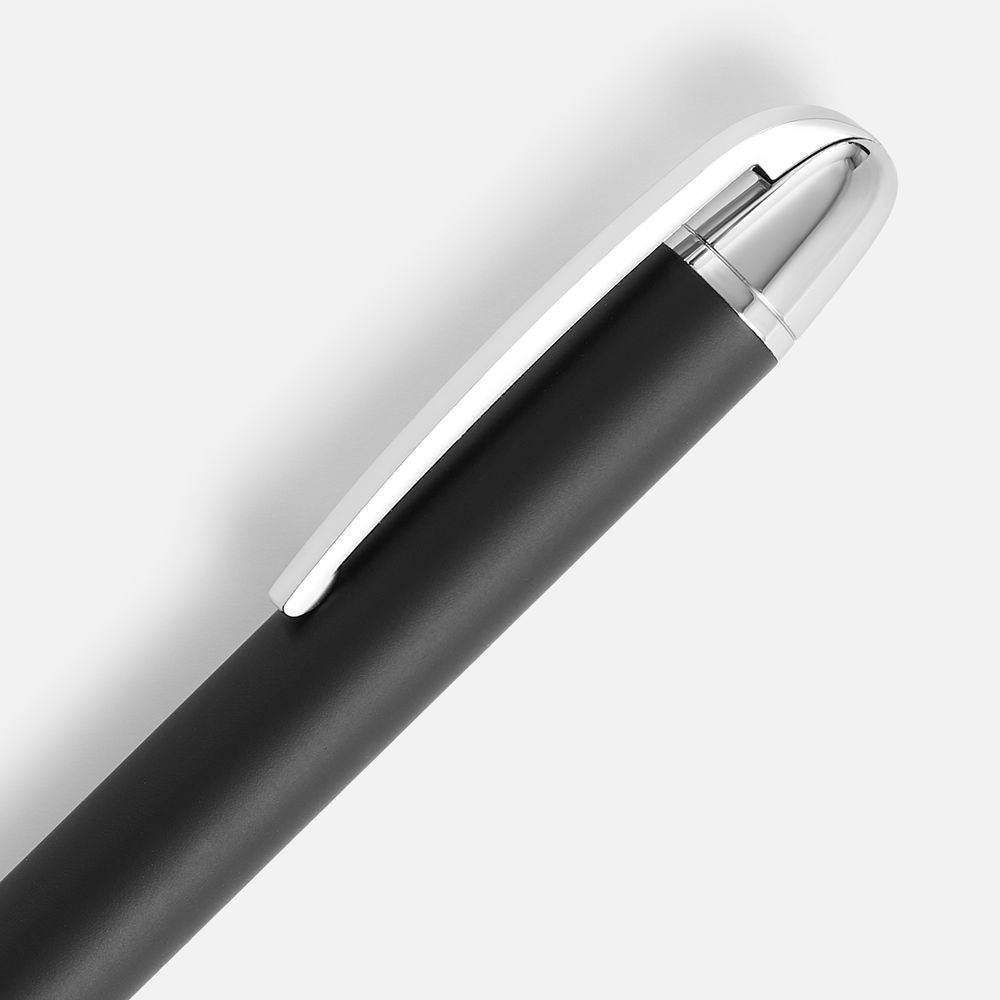 Ручка шариковая Arc Soft Touch, черная — изображение 3