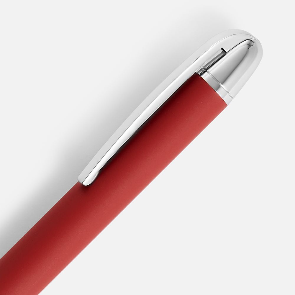 Ручка шариковая Arc Soft Touch, красная — изображение 3