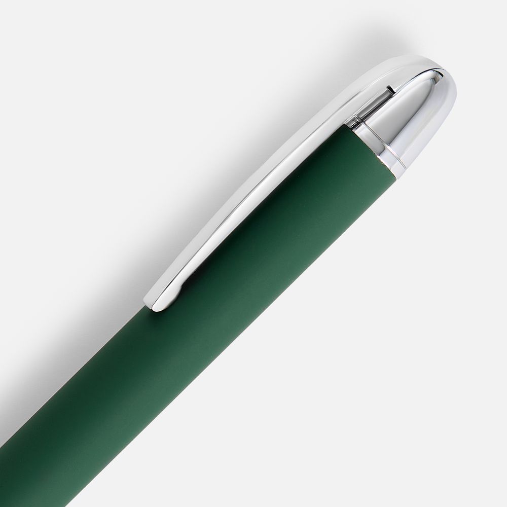 Ручка шариковая Arc Soft Touch, зеленая — изображение 3