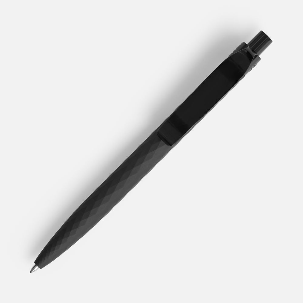 Ручка шариковая Prodir QS01 PRP-P Soft Touch, черная — изображение 2