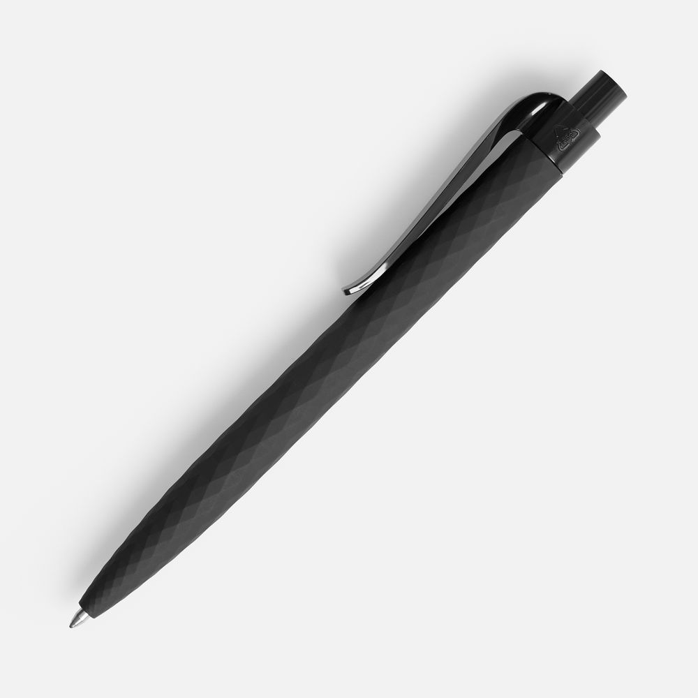 Ручка шариковая Prodir QS01 PRP-P Soft Touch, черная — изображение 3