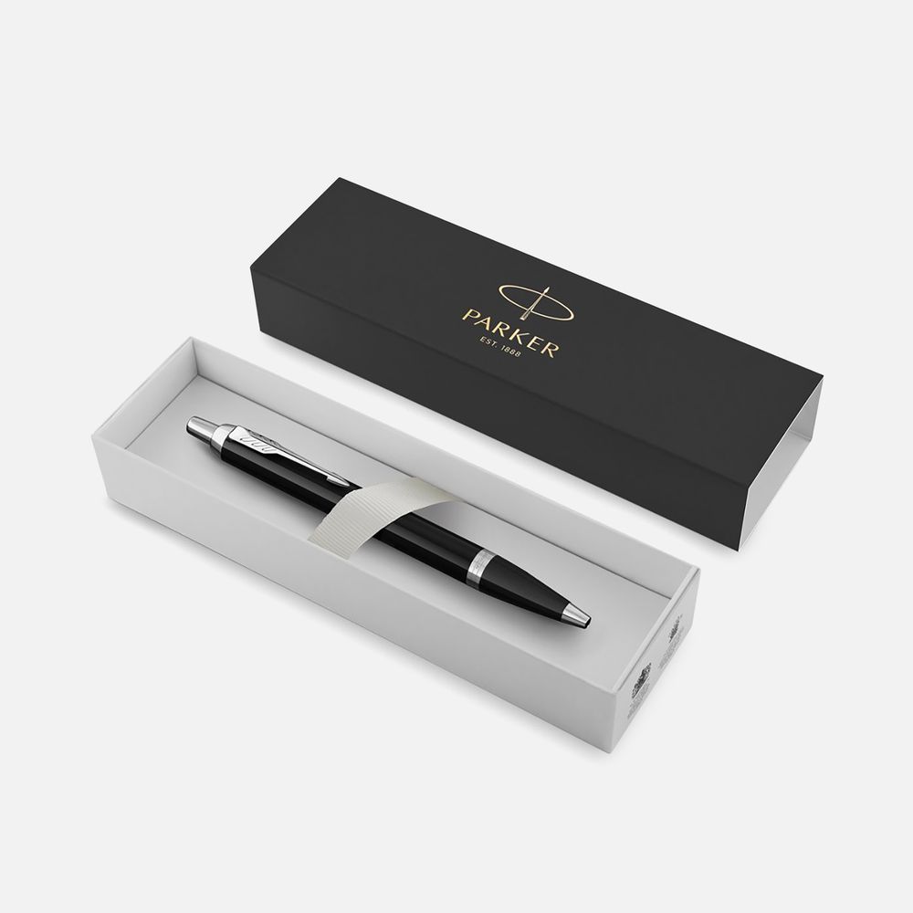 Ручка шариковая Parker IM Core Black CT, черная — изображение 2