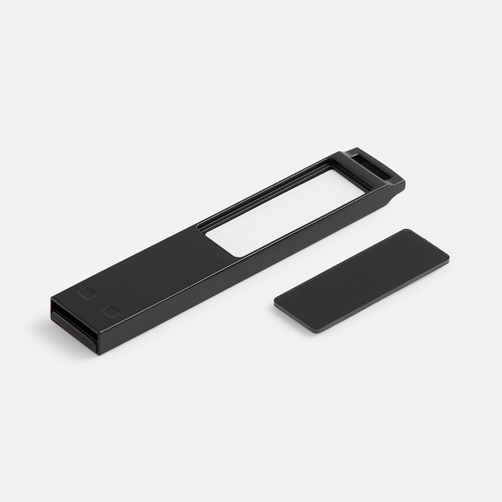 Флешка markBright Black с синей подсветкой, 32 Гб — изображение 2