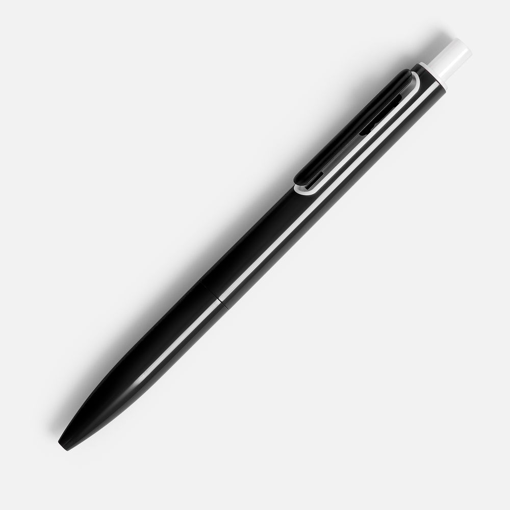 Ручка шариковая Outliner, черная с белым — изображение 2