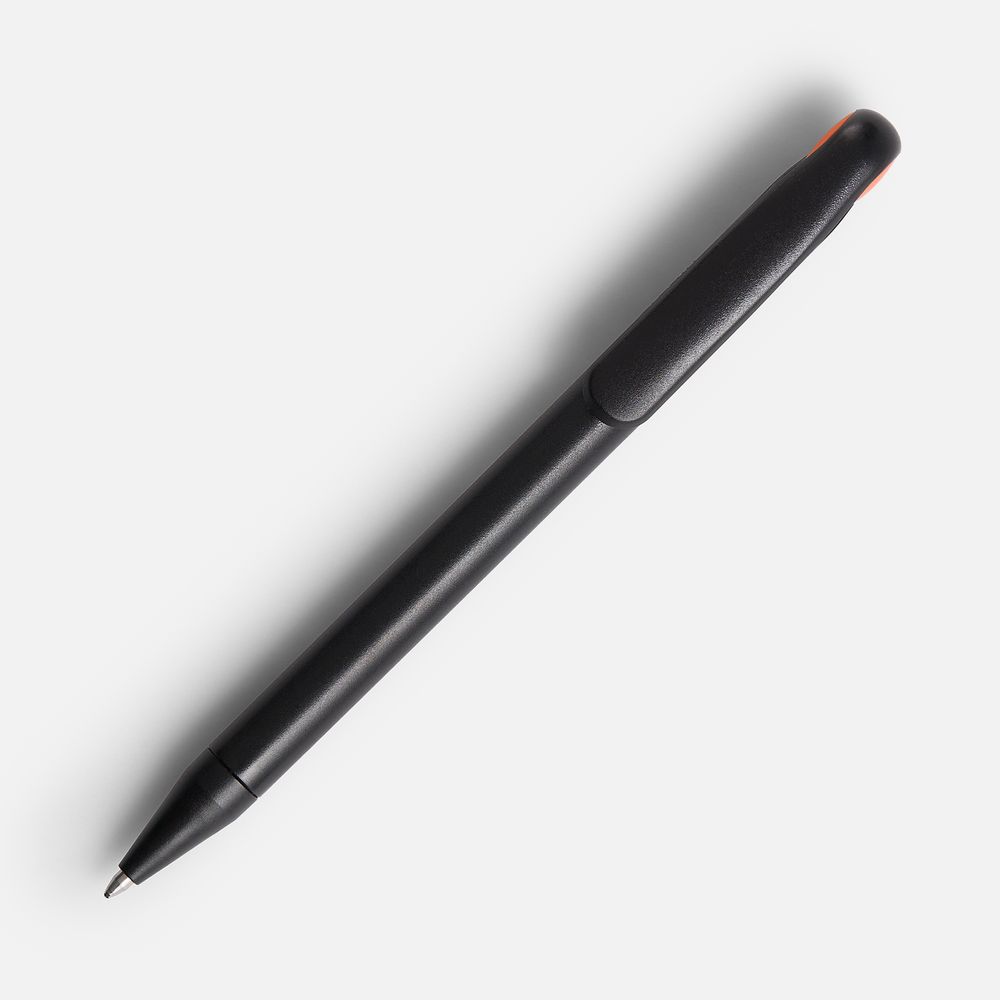 Ручка шариковая Prodir DS1 TMM Dot, черная с оранжевым — изображение 2