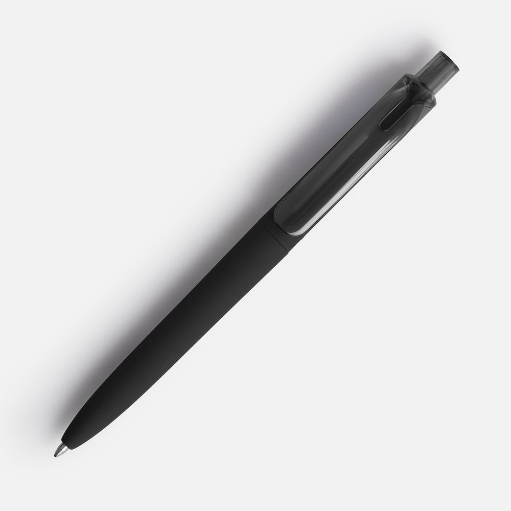 Ручка шариковая Prodir DS8 PRR-T Soft Touch, черная — изображение 2