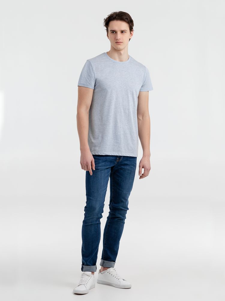 Футболка мужская Regent Fit 150, голубой меланж — изображение 4