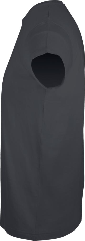 Футболка мужская Regent Fit 150, темно-серая — изображение 3