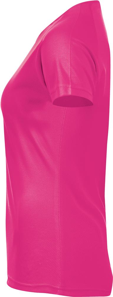 Футболка женская Sporty Women 140, розовый неон — изображение 2