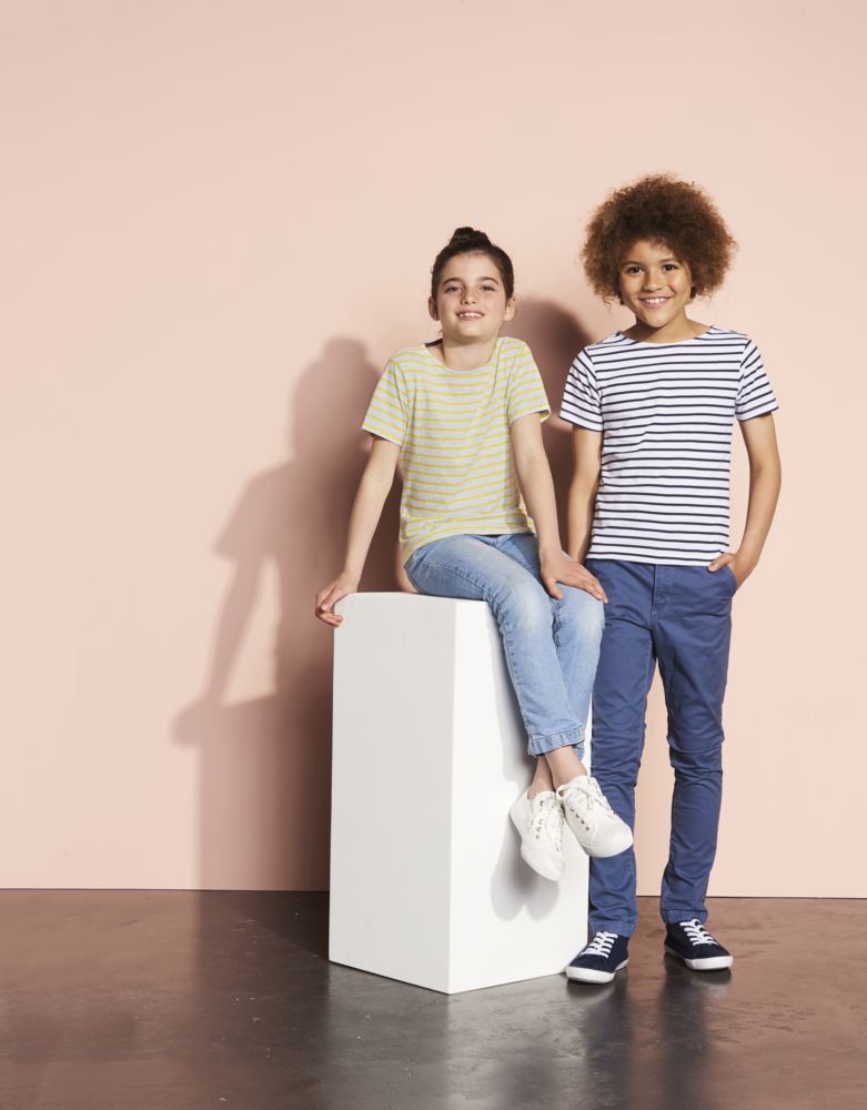 Футболка детская Miles Kids белая с красным — изображение 4