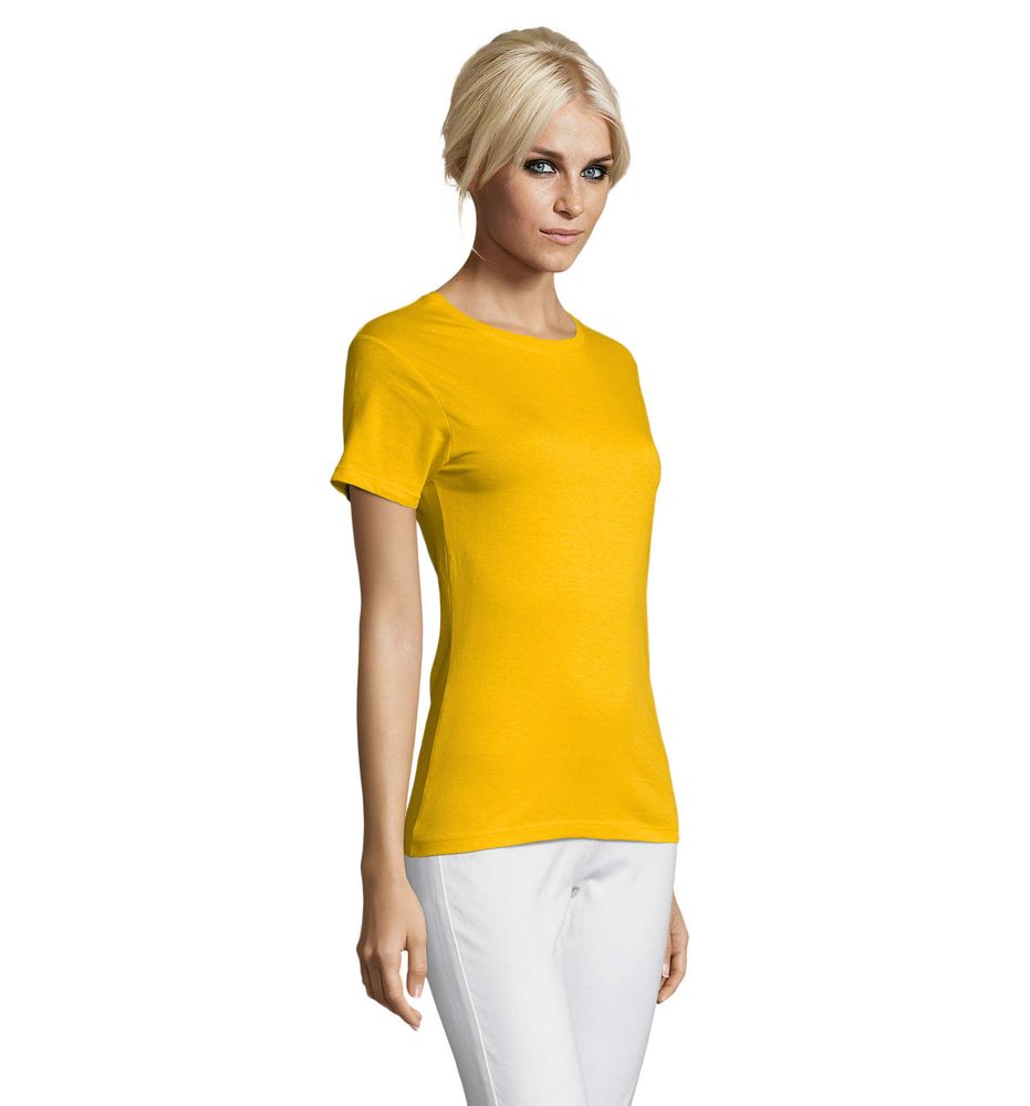 Футболка женская Regent Women, желтая — изображение 5