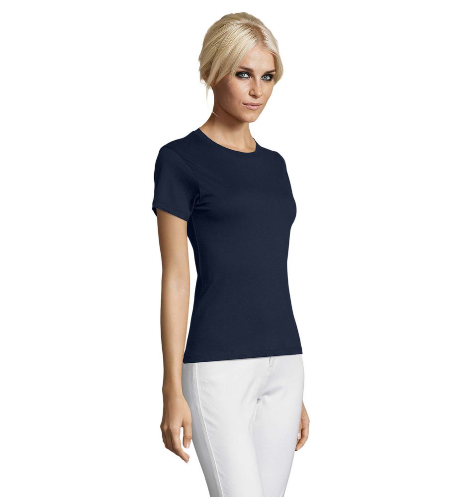 Футболка женская Regent Women, темно-синяя (navy) — изображение 5