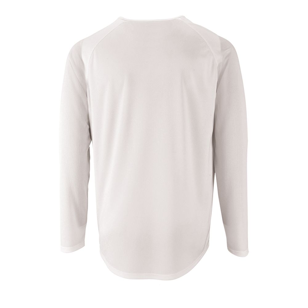 Футболка с длинным рукавом Sporty LSL Men, белая — изображение 2