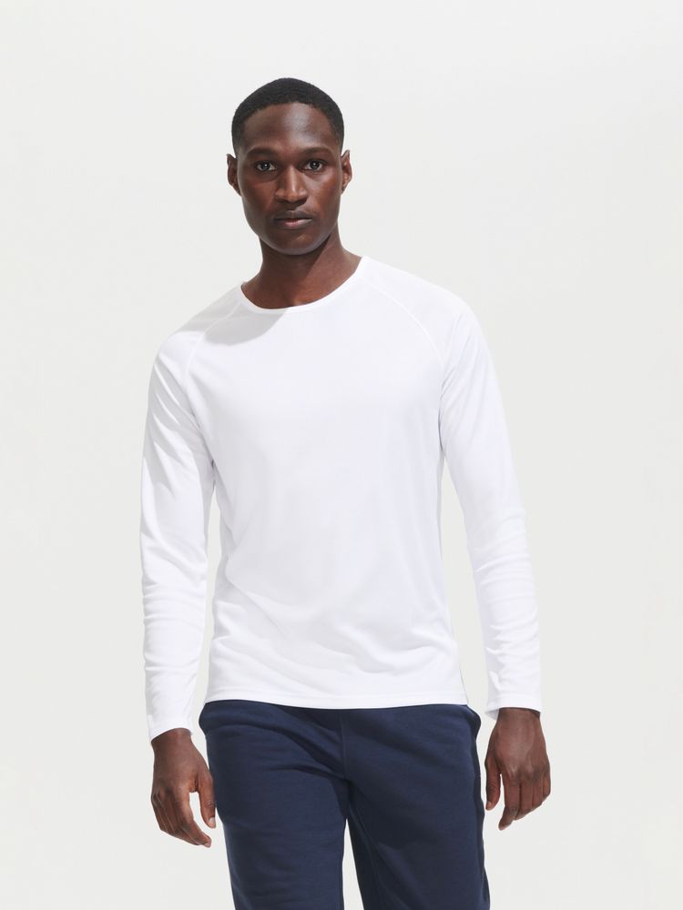 Футболка с длинным рукавом Sporty LSL Men, красная — изображение 4