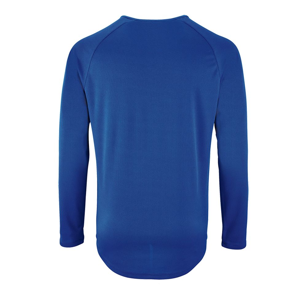 Футболка с длинным рукавом Sporty LSL Men, ярко-синяя — изображение 3