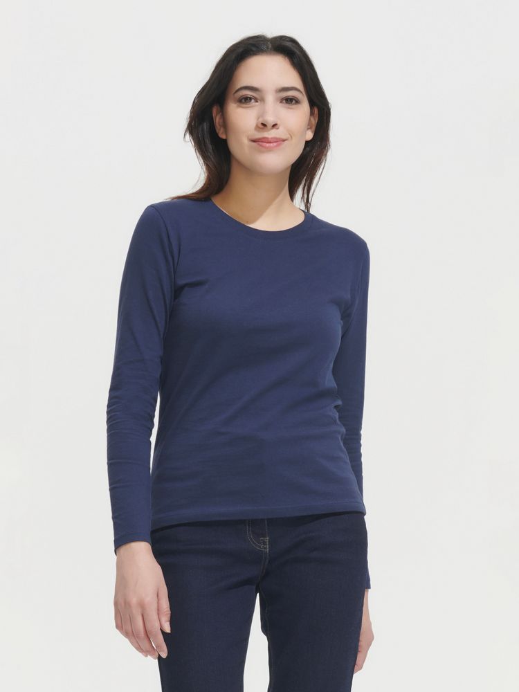 Футболка с длинным рукавом Imperial LSL Women, серый меланж — изображение 4