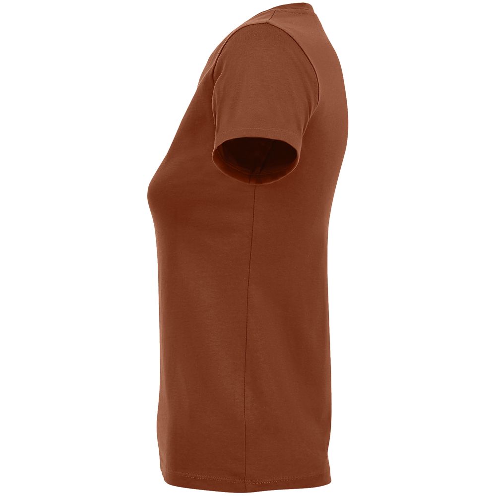 Футболка женская Regent Fit Women, коричневая (терракотовая) — изображение 3