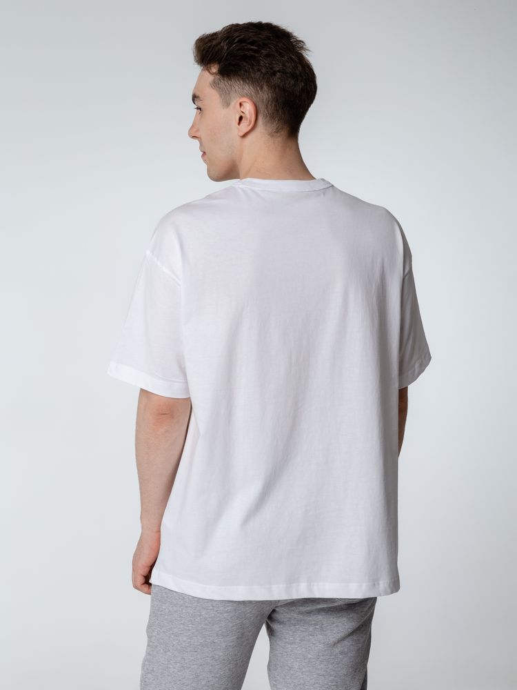 Футболка оверсайз мужская Boxy Men, белая — изображение 5