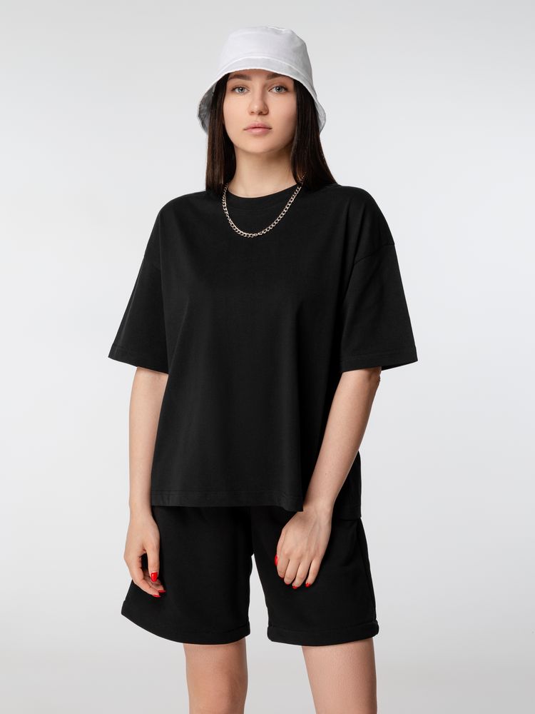 Футболка оверсайз женская Boxy Women, синяя (джинс) — изображение 4