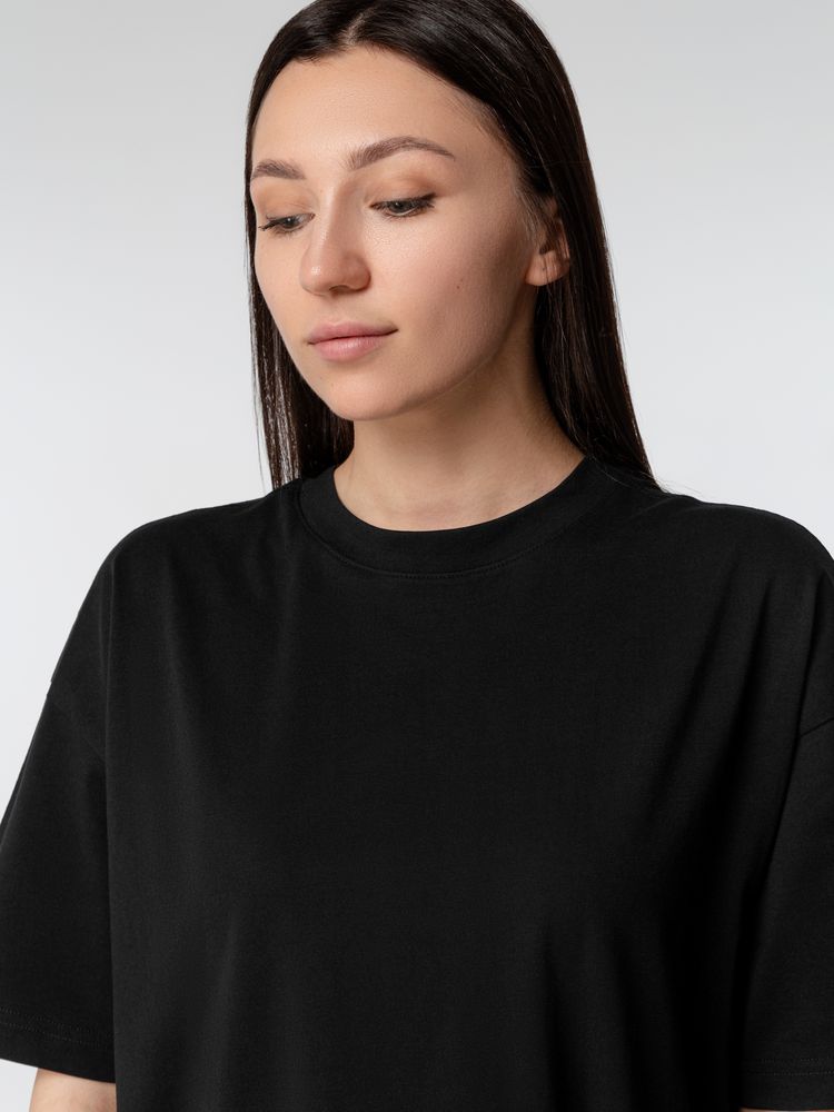 Футболка оверсайз женская Boxy Women, синяя (джинс) — изображение 5