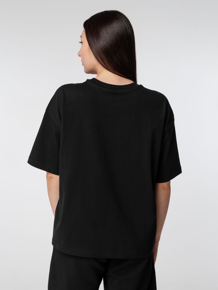 Футболка оверсайз женская Boxy Women, синяя (джинс) — изображение 6