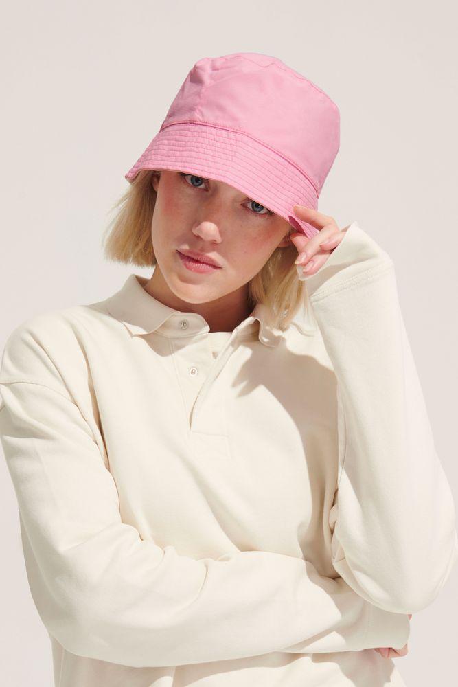 Панама Nylon двусторонняя, зеленая со светло-зеленым — изображение 3
