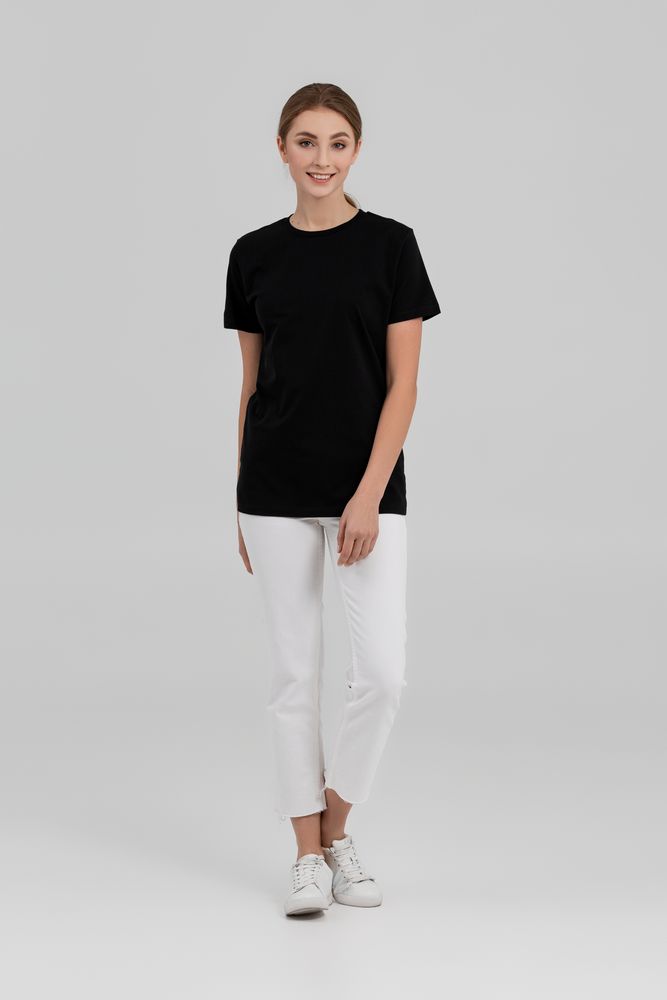 Футболка унисекс T-bolka 160 Original, черная — изображение 6