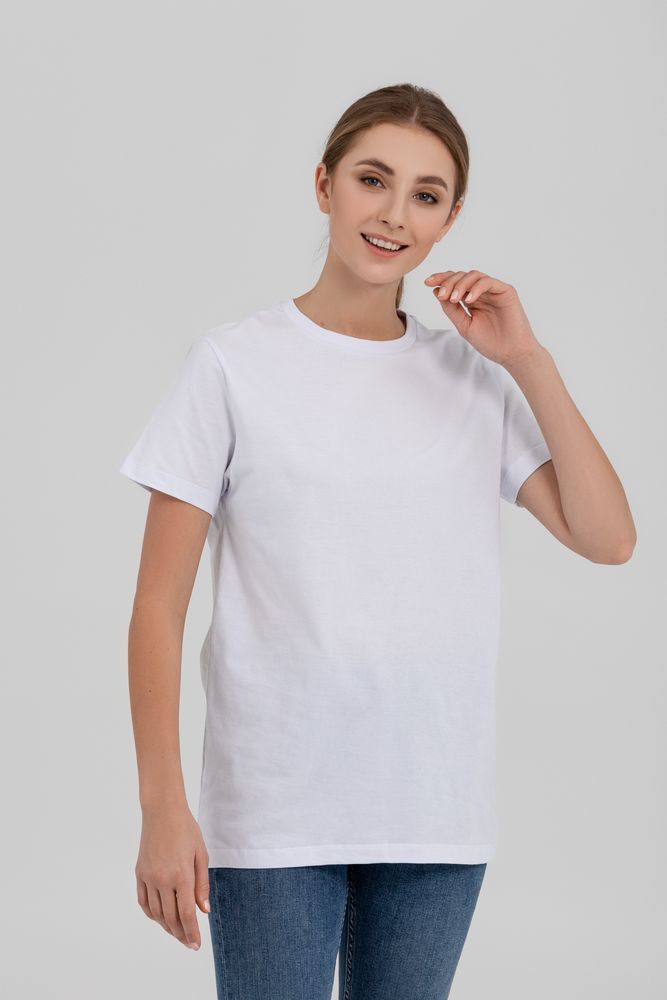 Футболка унисекс T-bolka 160 Original, белая — изображение 4
