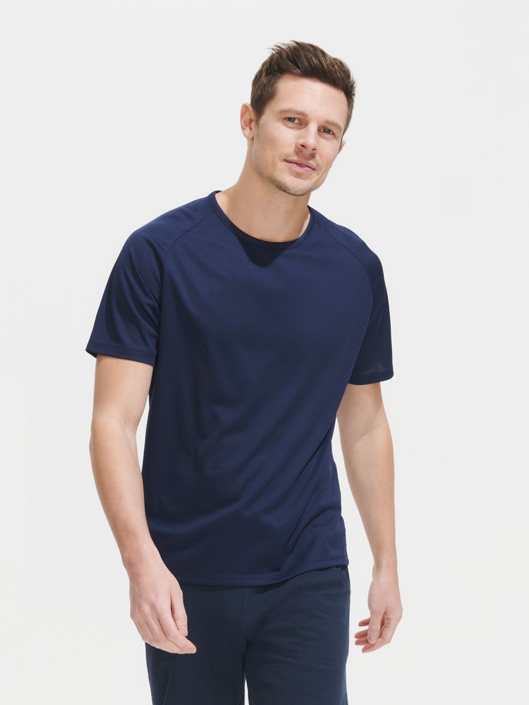 Футболка унисекс Sporty 140, бирюзовая — изображение 4