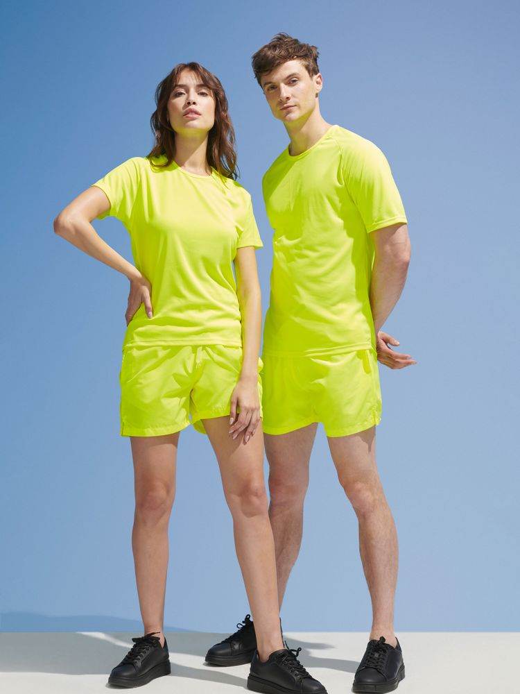 Футболка унисекс Sporty 140, бирюзовая — изображение 5