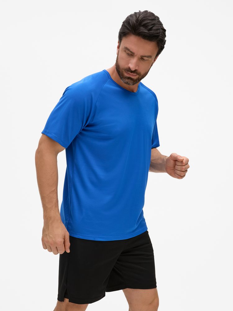 Футболка унисекс Sporty 140, ярко-синяя — изображение 4